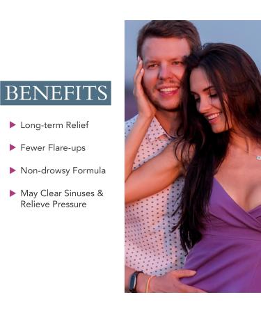 Xtravit Allergy & Sinus Support Supplement Natural Non Drowsy Relief Supplements for Nasal Congestion Sinus Pressure Runny Nose & Seasonal Discomfort - Non-GMO No Fillers 60 Capsules - Buy Online on GoSupps.com