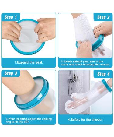 VAIAV Waterproof Arm Cast Protector - Shower Cover for Casts & Bandages | Durable & Leak-Proof - Buy Online on GoSupps.com