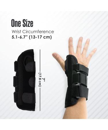 Wrist Brace Carpal Tunnel Splint Supports Pair Small/Medium - Pain Relief, Reduced Recovery Time, Compression for Sprain, Arthritis, Tendinitis - Buy Online on GoSupps.com