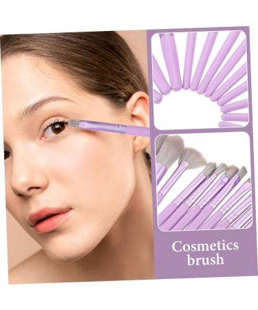 FOMIYES Premium Makeup Brush Set for Women Travel-Friendly Beauty Tools with Wooden Handles Perfect for Blush Lips & Face Purple 12.20X2.20X1.20CM - Buy Online on GoSupps.com