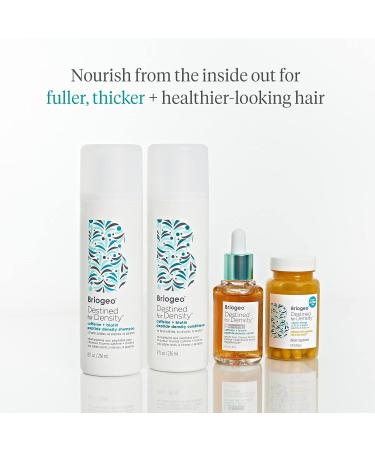 Briogeo Destined For Density Caffeine + Biotin Peptide Conditioner - 8 oz | Vegan, Phalate & Paraben-Free | Enhances Hair Thickness & Density - Buy Online on GoSupps.com
