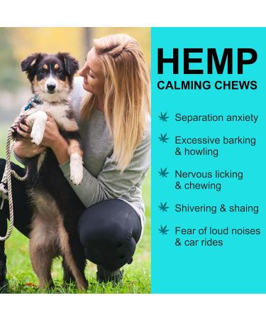 HRAMEX Calming Chews for Dogs(Peking Duck 60PCS) 100% Natural Ingredients Dogs Calming Treats Helps Dog Anxiety & Stress Relief Separation and Barking for All Breeds & Sizes 4.7oz(132g) - Buy Online on GoSupps.com