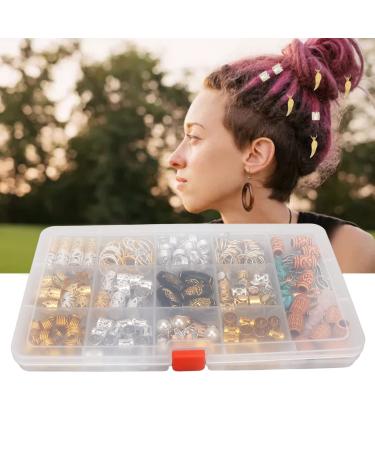 Hair Jewellery for Braids Dreadlocks Pendant DIY Metal Decorative Vintage Wrapped Hair Cuffs Adornment for Dating Wedding