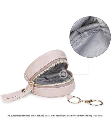 Fowybe Pacifier Bag | Pink Pacifier Holder & Key Storage for Diaper Bags - Secure & Convenient Solution - Buy Online on GoSupps.com