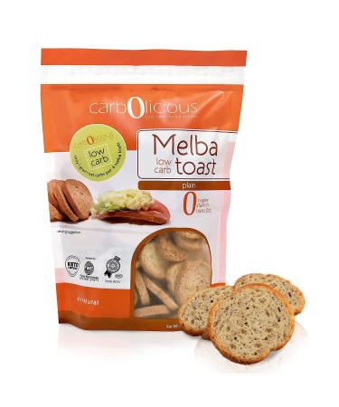 Low Carb Melba Toast 2 4oz Packs (PLAIN 2 PACK) - Buy Online on GoSupps.com