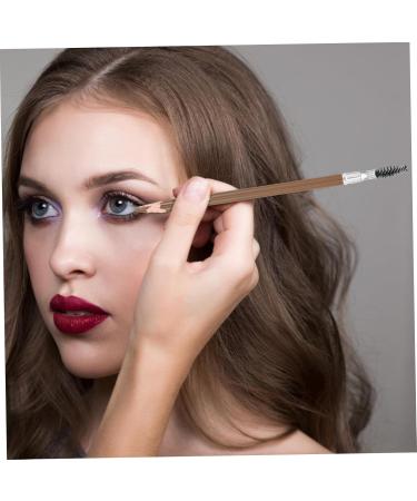 FOMIYES Women Eyebrow Pencil Women Makeup Eyebrow Pencil Wooden Eye Brow Pencil Coffee - Buy Online on GoSupps.com