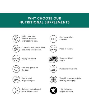 B-Vitamin Complex with Whole Food Nutrients - Vegan Friendly - Made in the UK - 30 Vegecaps - Buy Online on GoSupps.com