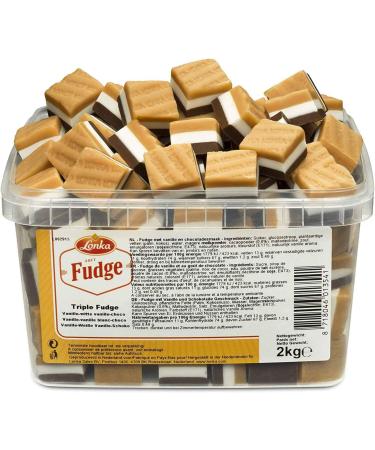 Lonka Soft Fudge Duo Banana Toffee flavoured 2kg - Buy Online on GoSupps.com