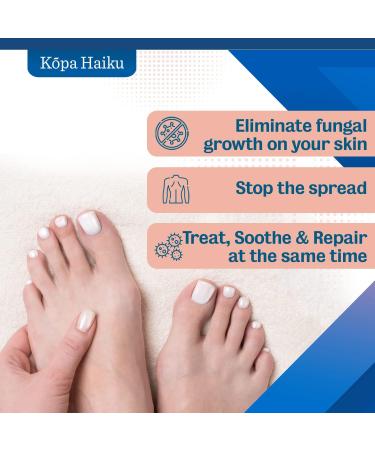 Kopa Haiku Anti-Fungal Skin Cream - Athlete's Foot & Jock Itch Treatment for Men - Antifungal & Anti-Itch Cream for Ringworm, Eczema on Face & Body - Buy Online on GoSupps.com