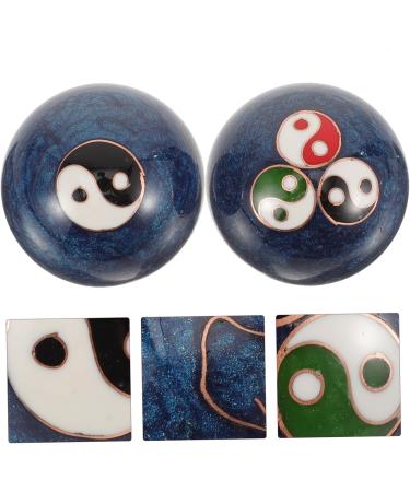 Shop Lurrose Chinese Baoding Balls - Metal Hand Massage & Stress Relief Exercise Balls for Fitness - Buy Online on GoSupps.com