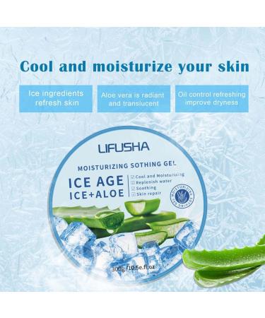 Organic Aloe Vera Gel Aloe Vera Gel Pure Aloe Vera Moisturizing Face And Body Moisturizing Natural Aloe Vera Cream For Dry Stressed Skin And Sunburn (300g Original) - Buy Online on GoSupps.com