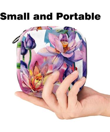 Lotus Flower Sanitary Napkin & Menstrual Cup Pocket | Eco-Friendly & Portable for Women & Teens - Buy Online on GoSupps.com