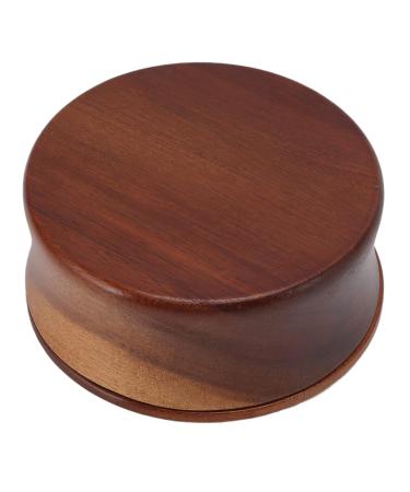 Men's Wooden Shaving Brush Bowl - Non-Adhering Shave Cream Mug & Soap Cup | Portable Maple Face Cleaning Tool - Buy Online on GoSupps.com