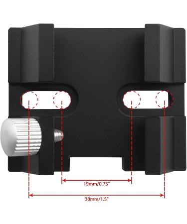 Alstar Schmidt-Cassegrain Finder Scope Base - Universal Mount for Laser Pointer or Reflex Sight - Compatible with Vixen Dovetail bar - Buy Online on GoSupps.com