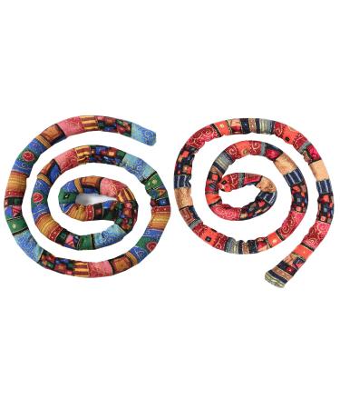 Bohue 2 Pieces Spiral Lock Hair Tie Dreadlocks Hair Ropes Dreadlocks Accessory Bendable Hair Tie Ponytail Holders