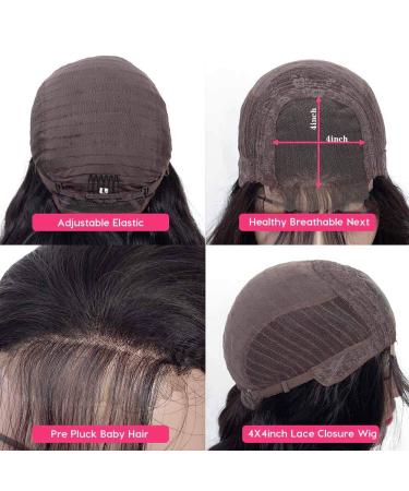 Amanda HD Transparent Deep Wave 24 Inch Brazilian Virgin Lace Front Wig - Pre Plucked 180% Density Wet & Wave Closure Wig for Women - Buy Online on GoSupps.com