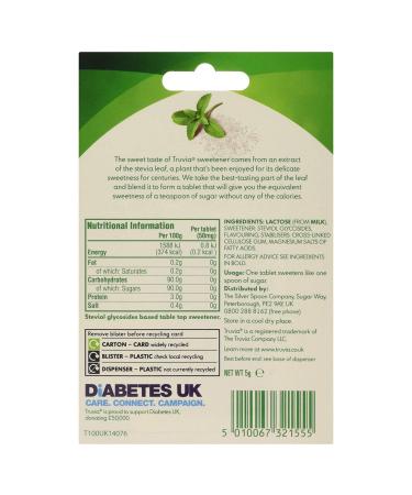 Buy Truvia Tablets 100 - Sugar-Free Sweetener Ideal for Baking & Coffee | International Shipping Available - Buy Online on GoSupps.com