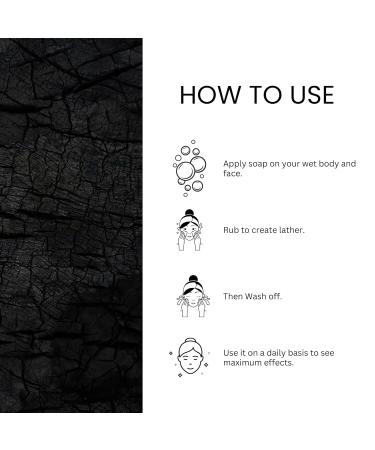 Nee.v Herbal Handmade Charcoal Soap Set of 3 (100gm) - Natural Skincare for Healthy Skin | International Shipping - Buy Online on GoSupps.com