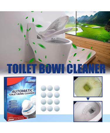Toilet Bowl Cleaner Toilet Bowl Cleaning Tablets Tablets Toilet Freshener Toilet Bowl Cleaner Toilet Limescale Remover Strong Toilet Tablets Deep Cleaning Foam Action Tabs 12pcs - Buy Online on GoSupps.com