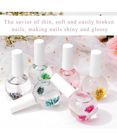 Huile pour cuticules pour ongles huile parfum e la fleur | Renforce les ongles r par s pour peler les ongles cassants et casser les ongles fins | Huile radieuse pour le soin des ongles (3 pi ces) - Buy Online on GoSupps.com