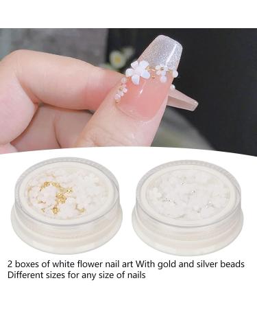 3D Flower Nail Charms Nail Glitter Charm Rhinestones Ornaments Nail Art Decorations Glitter Accessories for DIY Craft Nail Art Design Manicure Decor - Buy Online on GoSupps.com