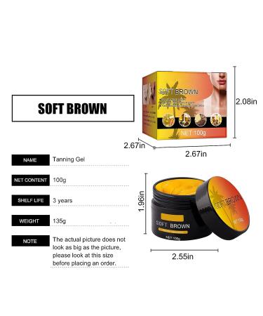 Carroten 100G Eelhoe Tanning Gel | Soft Brown Accelerator Cream for Sunbeds | 3.5OZ - Buy Online on GoSupps.com