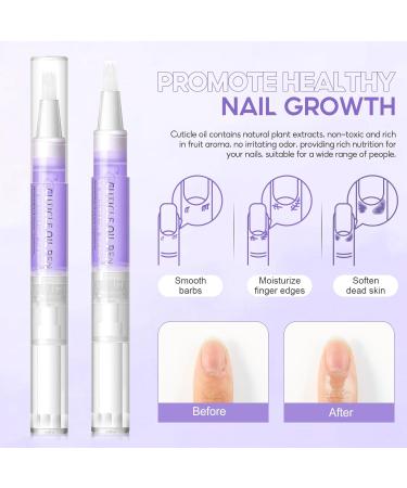 Lavender Cuticle Oil Nail Strengthener Cuticle Remover Pen for Nail Growth Care Nail Art Oil for Nail Treatment A02-388 - Buy Online on GoSupps.com