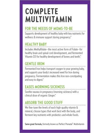 New Chapter Perfect Prenatal Multivitamin â€“ 270 Vegetarian Whole Food Tablets - Buy Online on GoSupps.com