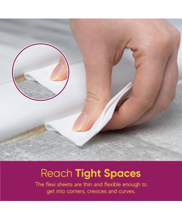 Magic Erasers - 10 Eraser Sponges + 10 Flexi Sheets for Household Cleaning - Chemical-Free Janitorial Supplies - Buy Online on GoSupps.com