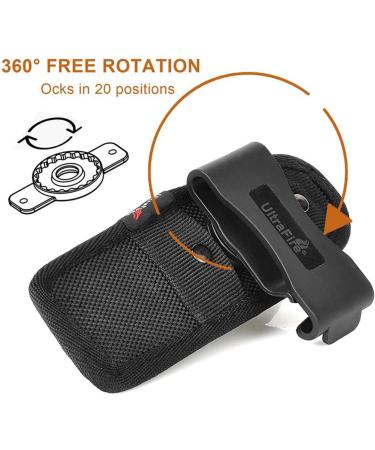 Buy UltraFire Flashlight 2 Pack | Elastic Nylon Holster & 360 Rotating Belt Clip | International Shipping Available - Buy Online on GoSupps.com