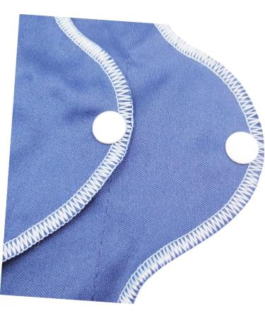 Reusable Menstrual Pads 8 Pcs Reusable Menstrual Pads Cloth Menstrual Pad Cloth Menstrual Pads Cloth Towel Mama Pads Portable Pad Panties Napkin Mother Blue - Buy Online on GoSupps.com