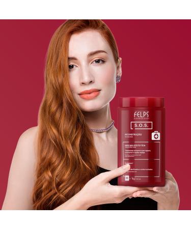Felps Xmix SOS Extreme Repair Mask - 1kg/35.2oz - Intensive Hair Treatment - Buy Online on GoSupps.com