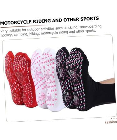 Kisangel 6 Pairs Cozy Thermo Socks for Women | Sporty Skating & Heating Tourmaline Slimming Health Socks - Warmth & Comfort International Shipping - Buy Online on GoSupps.com