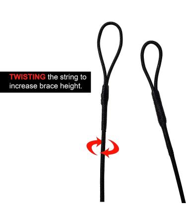 Southland Archery Supply B-55 Dacron Traditional Recurve Bow String - Made in USA - 16 Strands - AMO 60 in - For Bows Up to 65 lbs - Buy Online on GoSupps.com