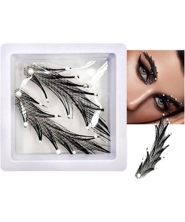 Human Hair Fake Eye Brows Handmade Adhesive False Eyebrows Realistic Crocheted Eyebrows for Halloween Masquerade Costume Cosplay Frifer Eyebrows4 - Buy Online on GoSupps.com