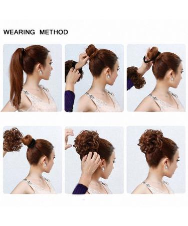 Gemini_mall Hair Gum - Perfect for Hair Knots Ponytails Extensions & Dookhnut Wigs - Blonde Mix 11# - Buy Online on GoSupps.com