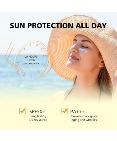 Buy UV Protection Cream - Refreshing Non-Greasy Sunscreen SPF50+ | Even Skin Tone | 4PC Set | Ship Internationally - Buy Online on GoSupps.com