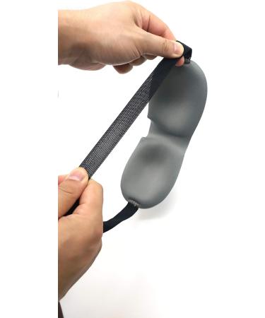 AONTON 3D Contour Sleeping Eye Mask 3 Pack - Adjustable Strap Sleep Mask for Men and Women - Gray/Brown/Black - Buy Online on GoSupps.com
