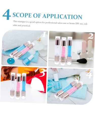 DOITOOL 15 Sets Nail Stamp Unicorn Sponge Silicone Manicure Printing Nail Manicure Tool Dual Head Manicure Stamper Silicone Manicure Art Stamper Nail Tools Seal Silica Gel Scraper Set - Buy Online on GoSupps.com