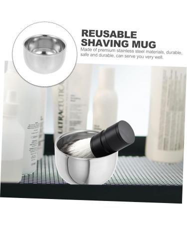 Healvian 5-Stainless Steel Shaving Brush Bowl Set | Portable Aluminum Shaving Cups for Wet Shaving | Ideal Men's Grooming Equipment - Buy Online on GoSupps.com