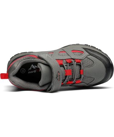 NORTIV 8 Boys Hiking Shoes - Little Kid Grey | Athletic Running Sneakers - Buy Online on GoSupps.com