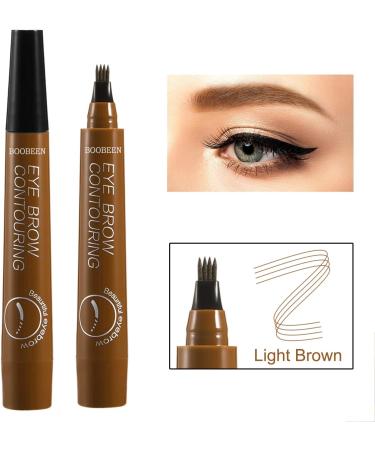 Boobeen Liquid Eyebrow Pen Waterproof Microblading Eye Brow Pencil with a Micro-Fork Tip Applicator Have a Natural Wild Brows Looking - Buy Online on GoSupps.com