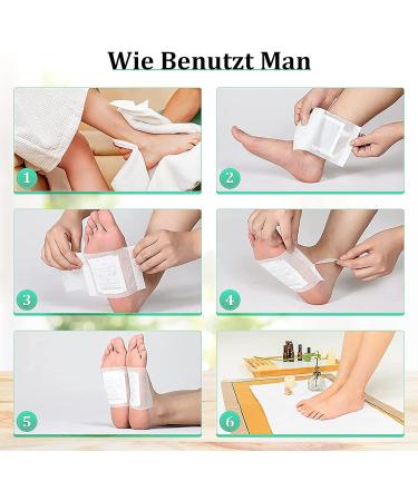 Body Detox Foot Patches 20PCS - Natural Deep Cleansing for Body & Blood Circulation - Buy Online on GoSupps.com