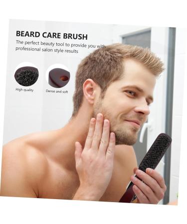 Minkissy Beard Brush Set - Long Handle Wooden Care - 3 Pieces for Perfect Grooming | International Shipping Available - Buy Online on GoSupps.com