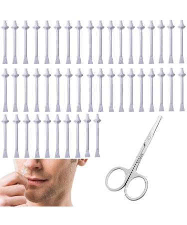 Nose wax chopsticks nose wax sticks nose wax Applicators nose wax stripes nose hair scissors beard shears nasal hair wax nasal hair wax Applicators for nasal hair 81 pieces