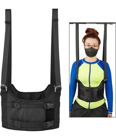 Qialexicon Home Back Stretcher Back Traction Belt Simple to Use Back Training Multifunction Fitness Small - Buy Online on GoSupps.com