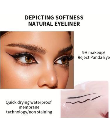 Liquid Eyeliner Smudge Proof Eyeliner Contouring and Waterproof Liquid Eyeliner Black Eyeliner Liquid for Eye Makeup Waterproof Eyeliner Liquid for Eyeline Skoulazeo - Buy Online on GoSupps.com