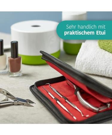 Sunglow 5-Part Nail Set | Premium Pedicure & Manicure Kit for Women & Men | Stainless Steel Nail Care Set with Nail Tui - Best Podology Tools - Buy Online on GoSupps.com