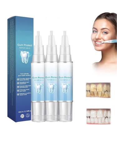 Gums therapy gel 3 pieces of gum therapy gum shield therapy gel repair gum swelling and pain teeth whitening essence