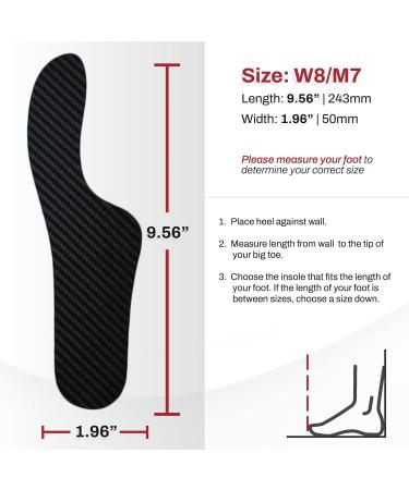 X-Glide Morton s Extension Carbon Fiber Insole - Lightweight Orthotic Insert for Big Toe Injury Recovery (US W8/M7 - Buy Online on GoSupps.com